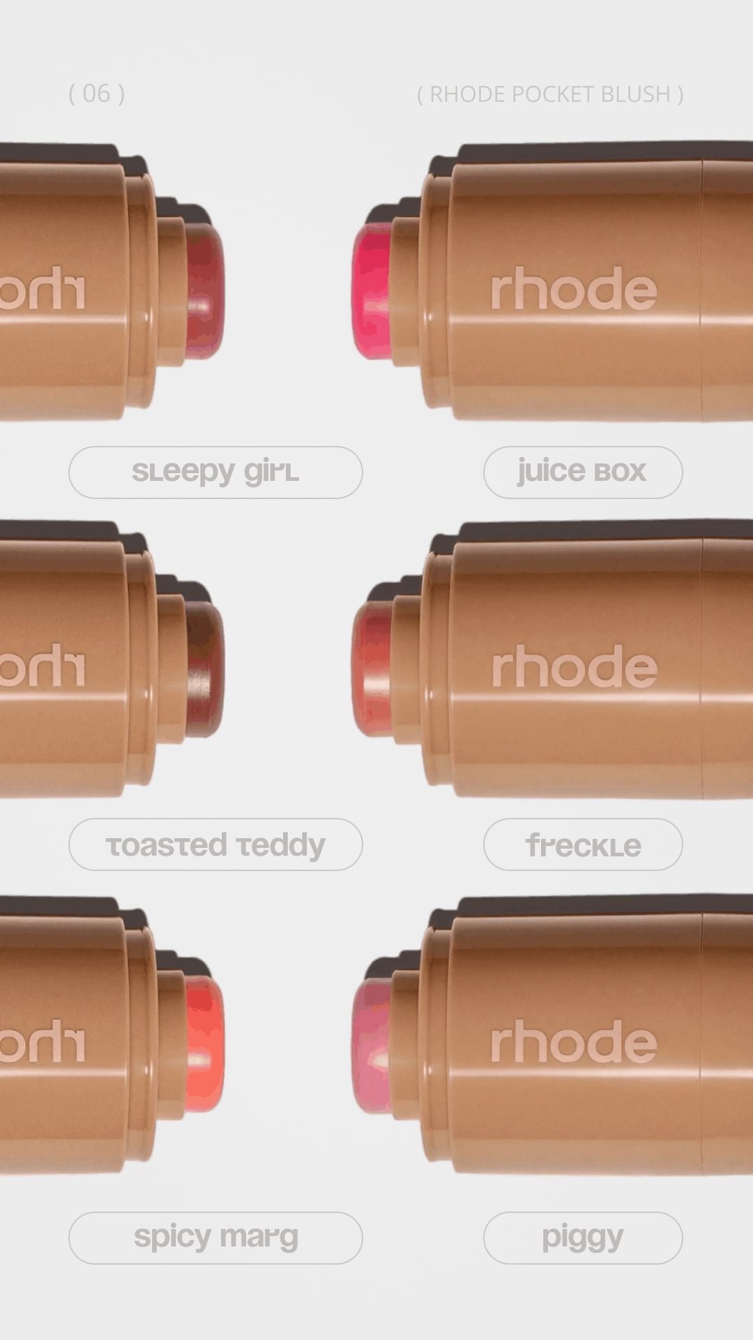 ⸻
💗 Blush Rhode – Le glow façon “clean girl look” 🌸
