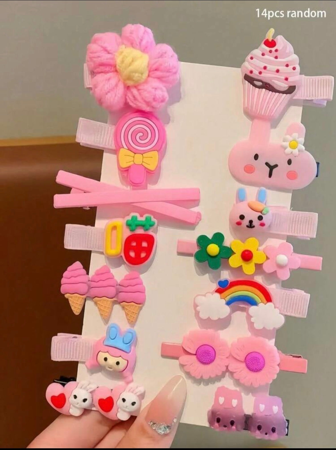 14 pièces accessoires cheveux