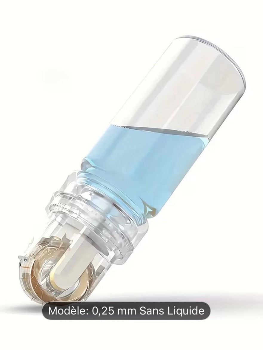 Rouleau Facial Hypoallergénique à Micro-aiguilles – 0,25 mm en titane