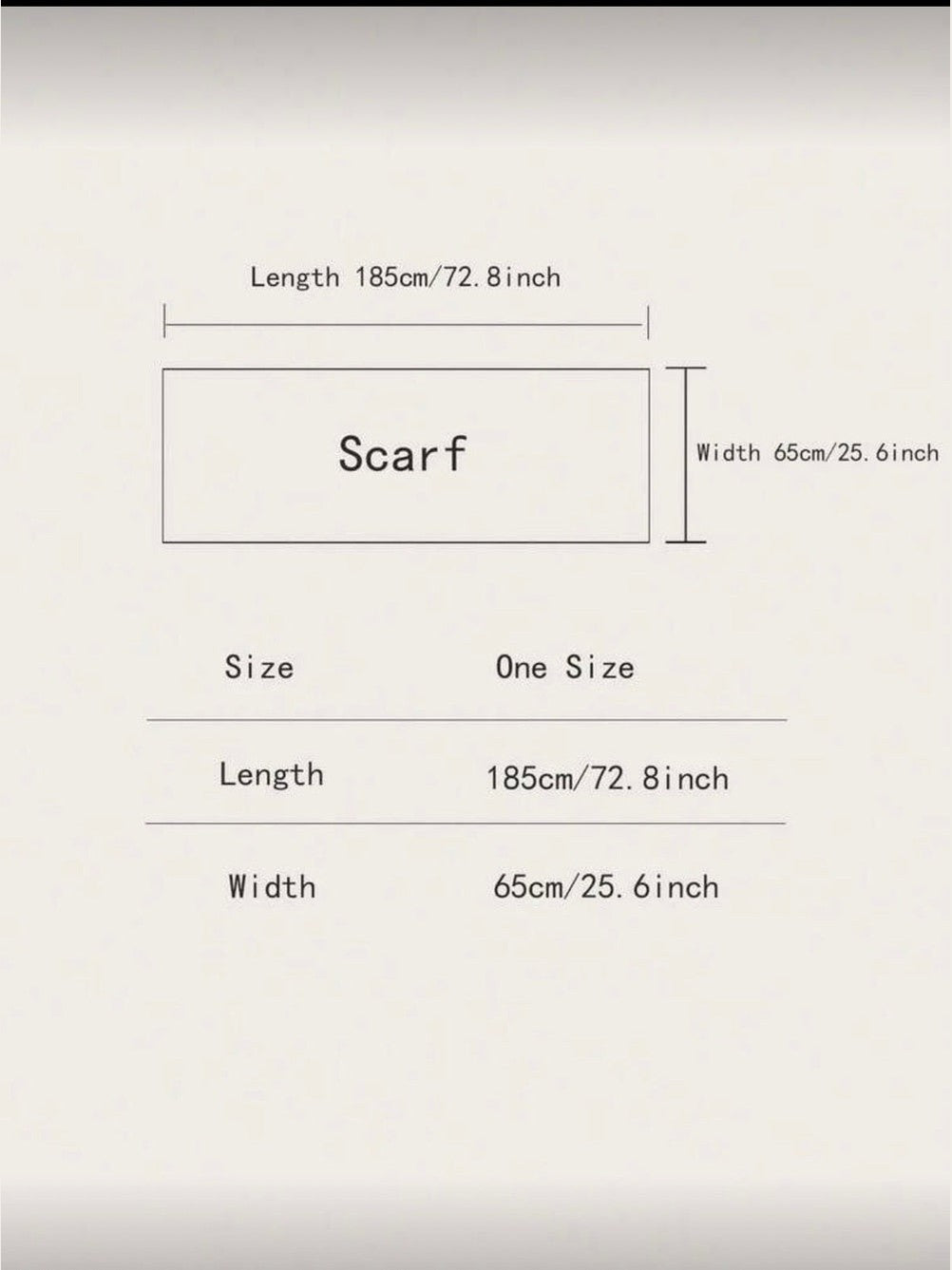 Écharpe Imitation Cachemire