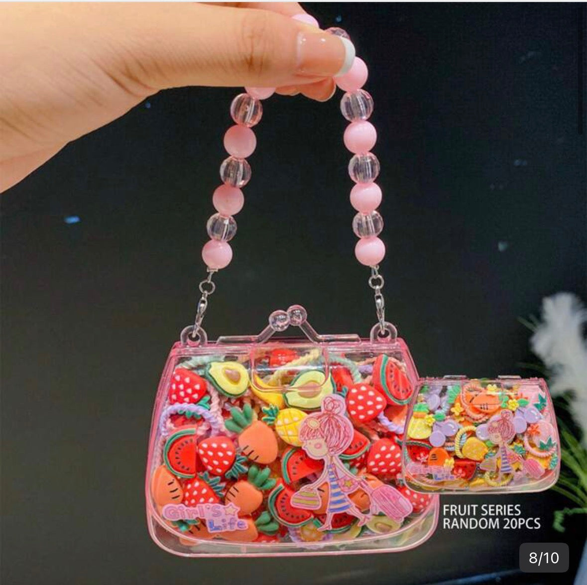 Sac avec 20 élastiques