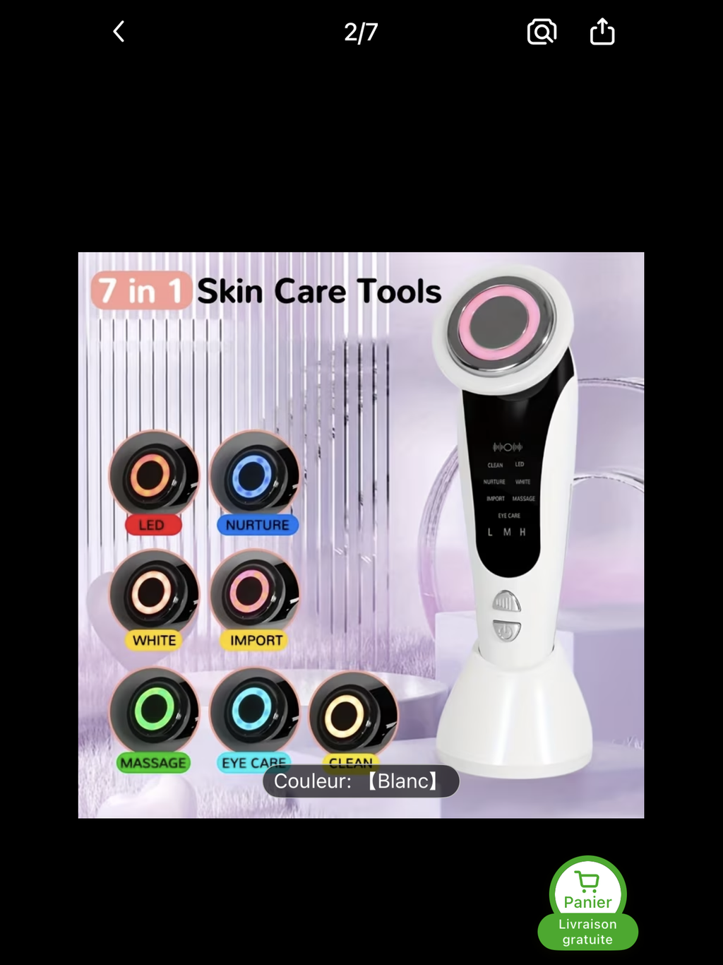 Appareil de beauté facial