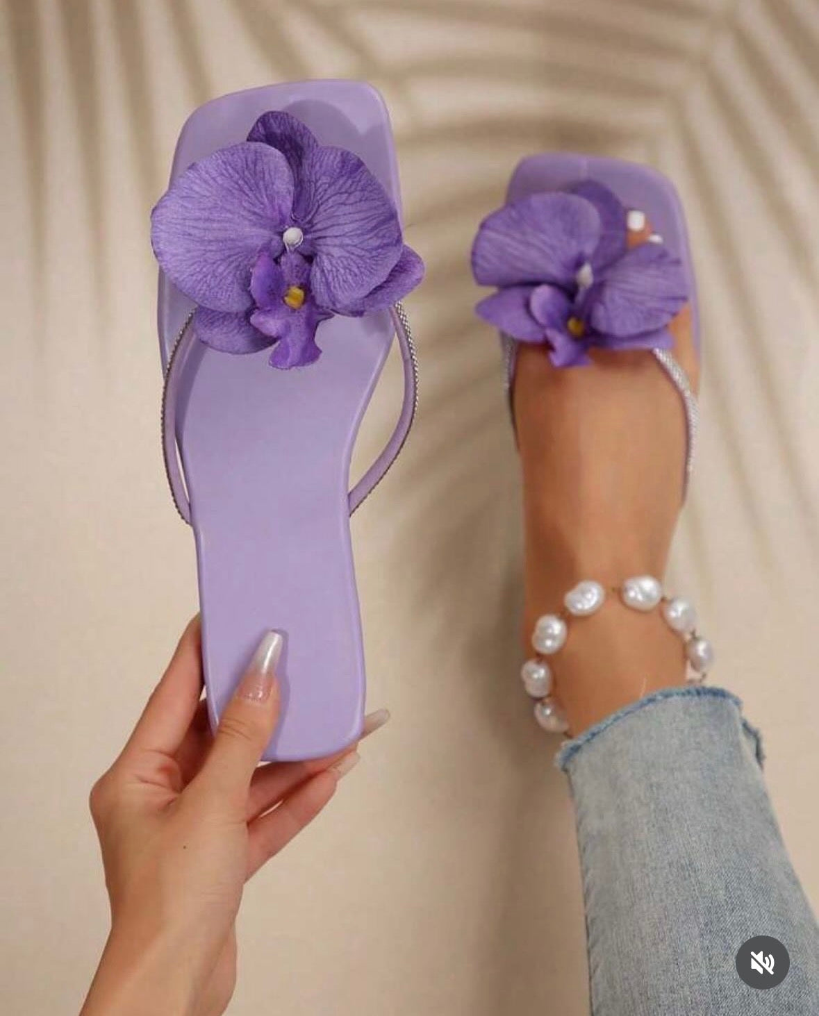 Mules orchidée pointure 37