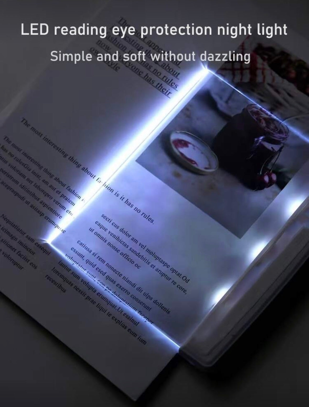 Lampe de lecture plate LED