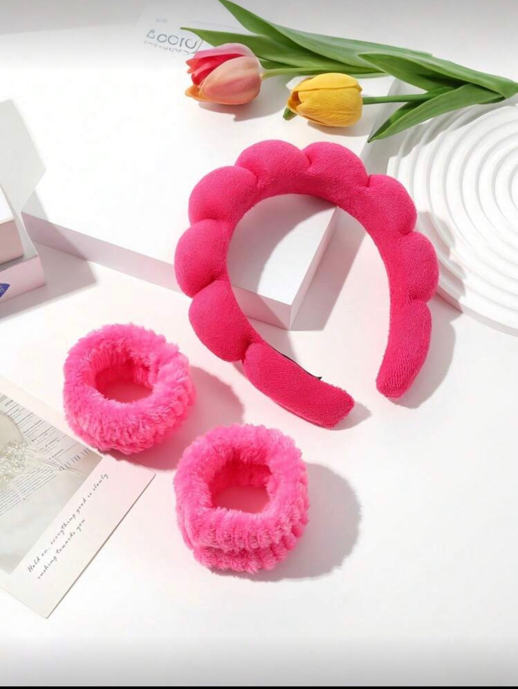 Bandeau en éponge & Serre-poignet multifonction