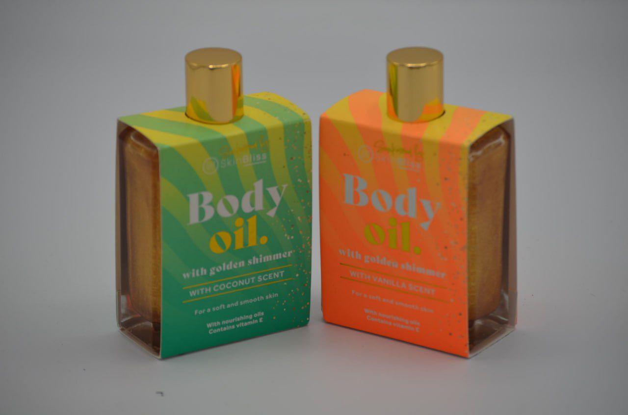 Huile de bronzage Pailletée