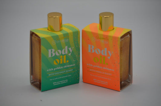 Huile de bronzage Pailletée