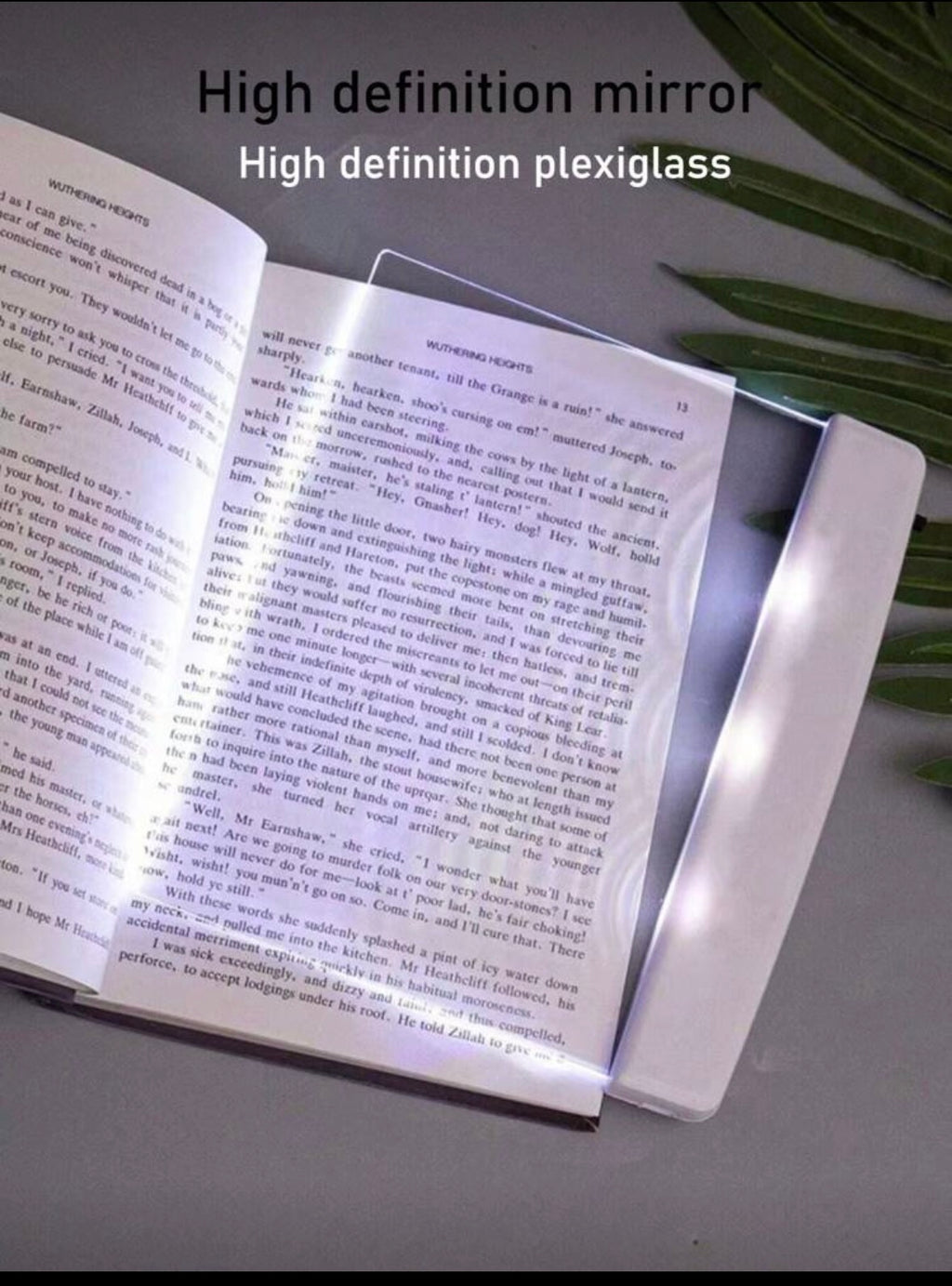 Lampe de lecture plate LED