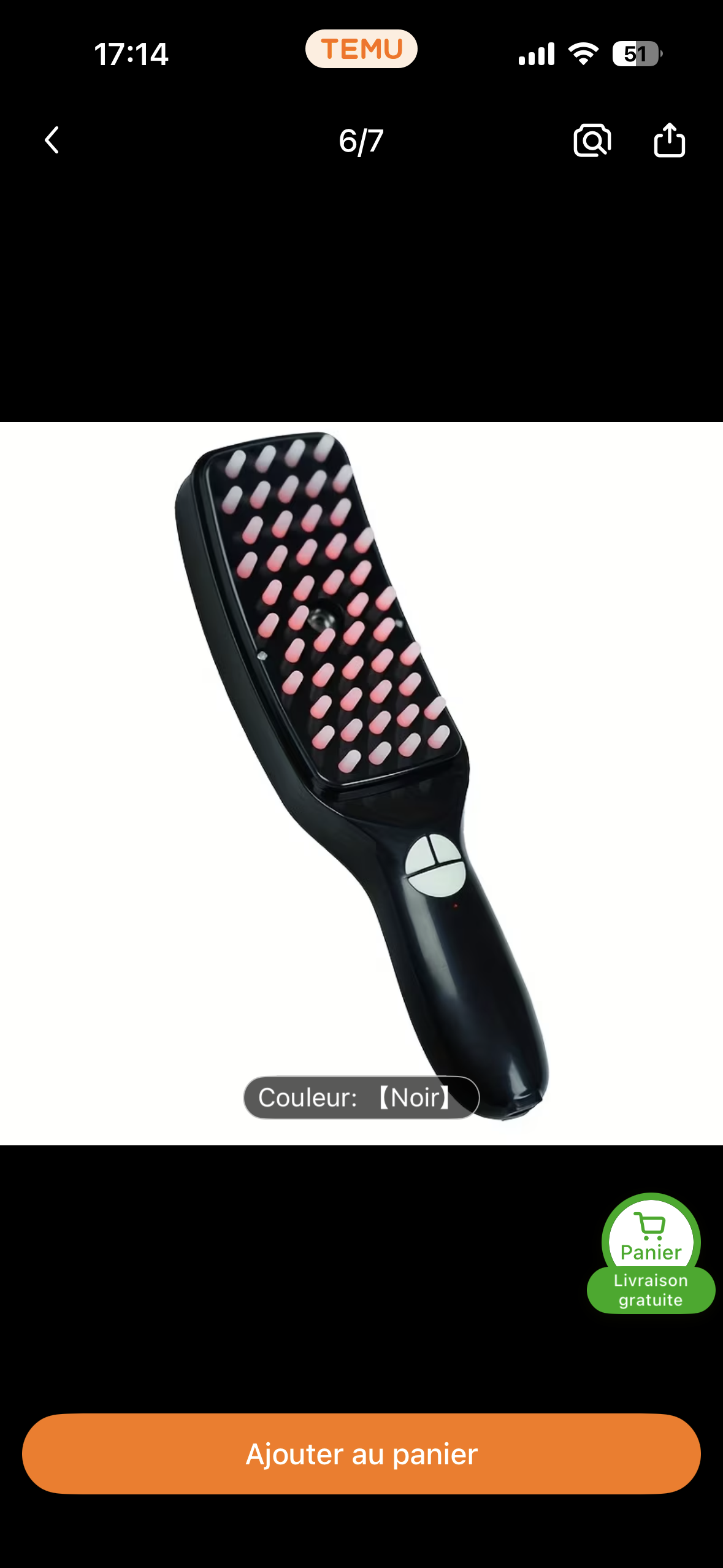 Brosse de massage