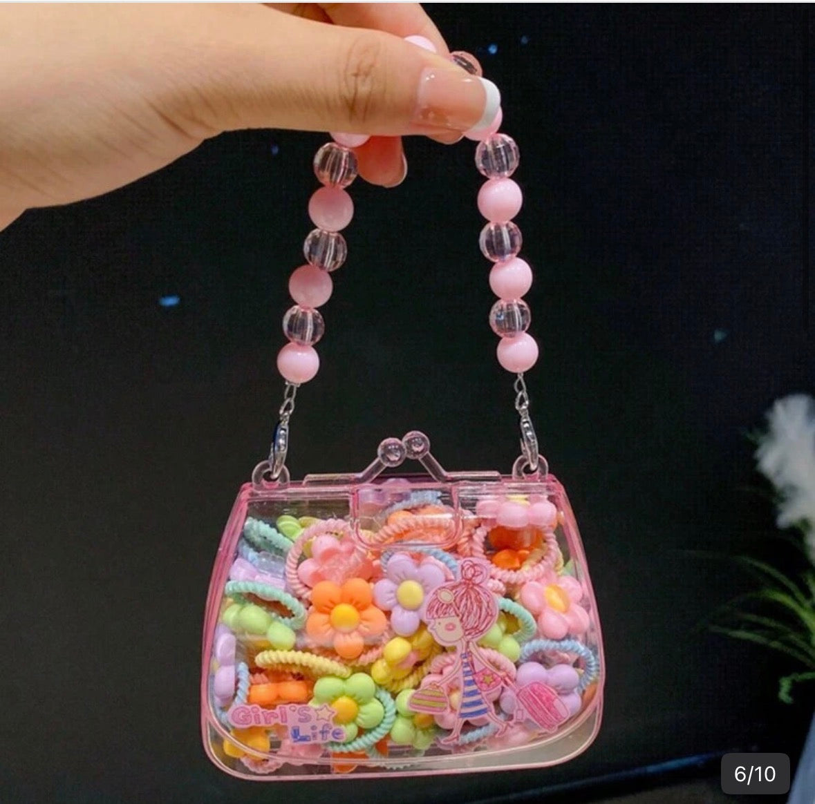 Sac avec 20 élastiques